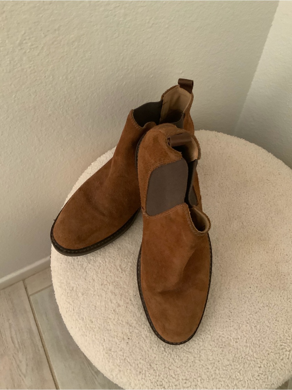 Clark’s Collection Men's Brown Suede Chelsea Boots Sz 8